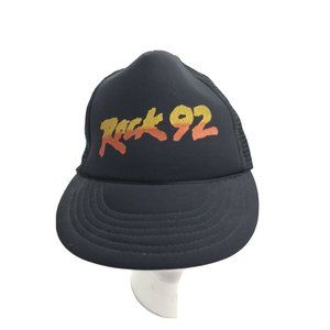 Rock 92 Rare Black Snapback